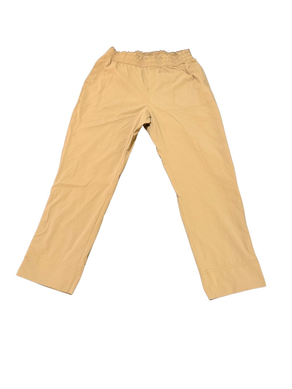 Columbia Women's Straight-Leg Elastic-Waist Pants in Light Khaki